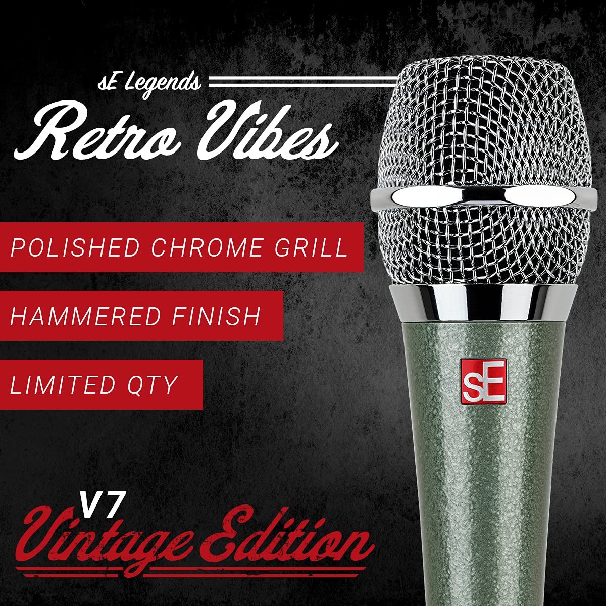 SE ELECTRONICS - V7 Studio Grade Handheld Microphone Supercardioid