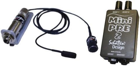 BJ-02M Banjo Pickup w/Microphone and Mini-Pre 2 Dual Channel Preamp