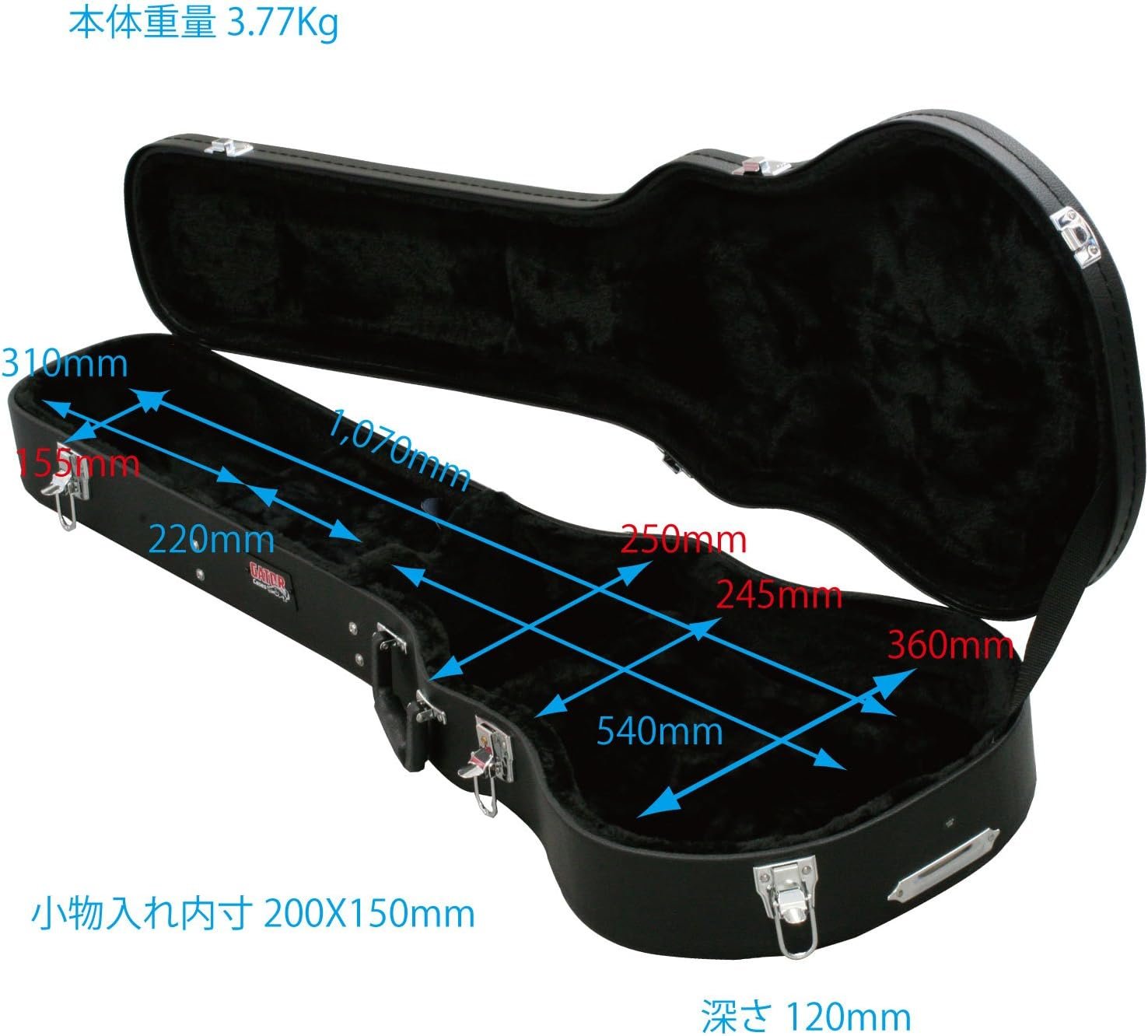 Gator Cases Hard-Shell Wood Guitar Case