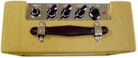 Fender Mini Deluxe Electric Guitar Amp, Portable Guitar Amp, 3 Watts, with 2-Year Warranty 7.48Dx11.42Wx3.54H Inches, Black