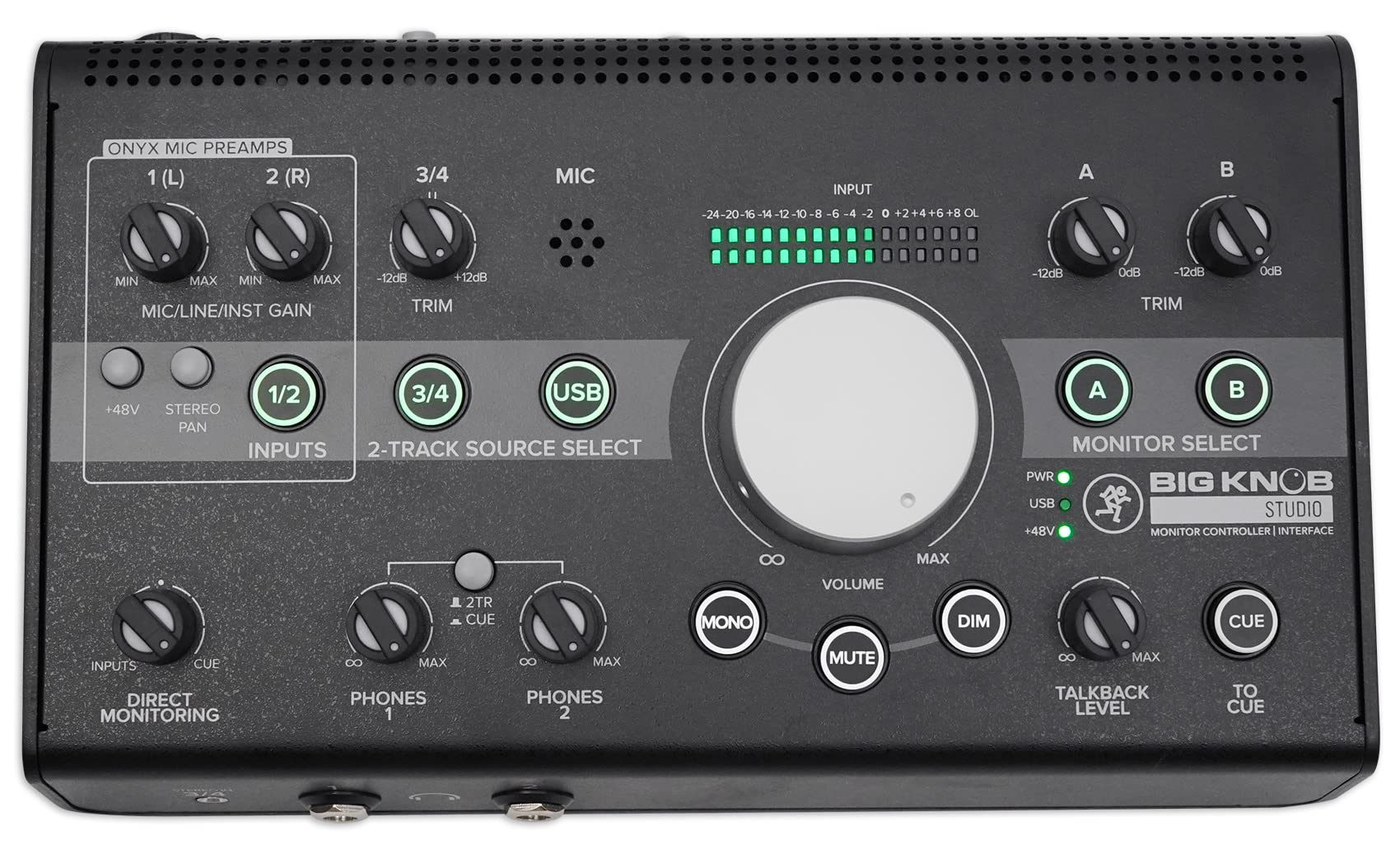 Mackie Big Knob Series Studio Monitor Controllers & Audio Interfaces