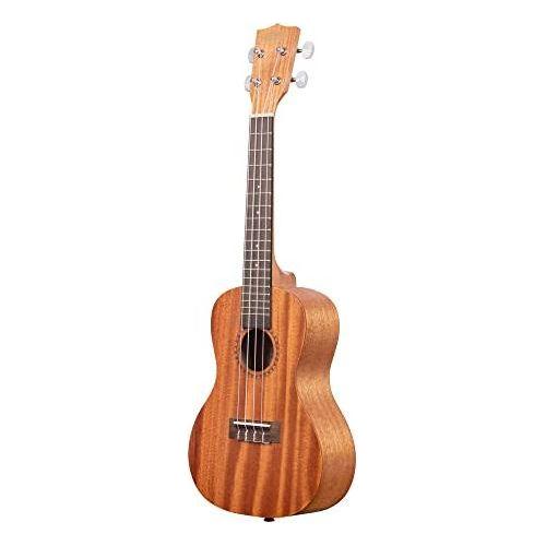 Kala Brand Music Co, 4-String Ukulele, Natural, Concert (KA-15C-BNDL)