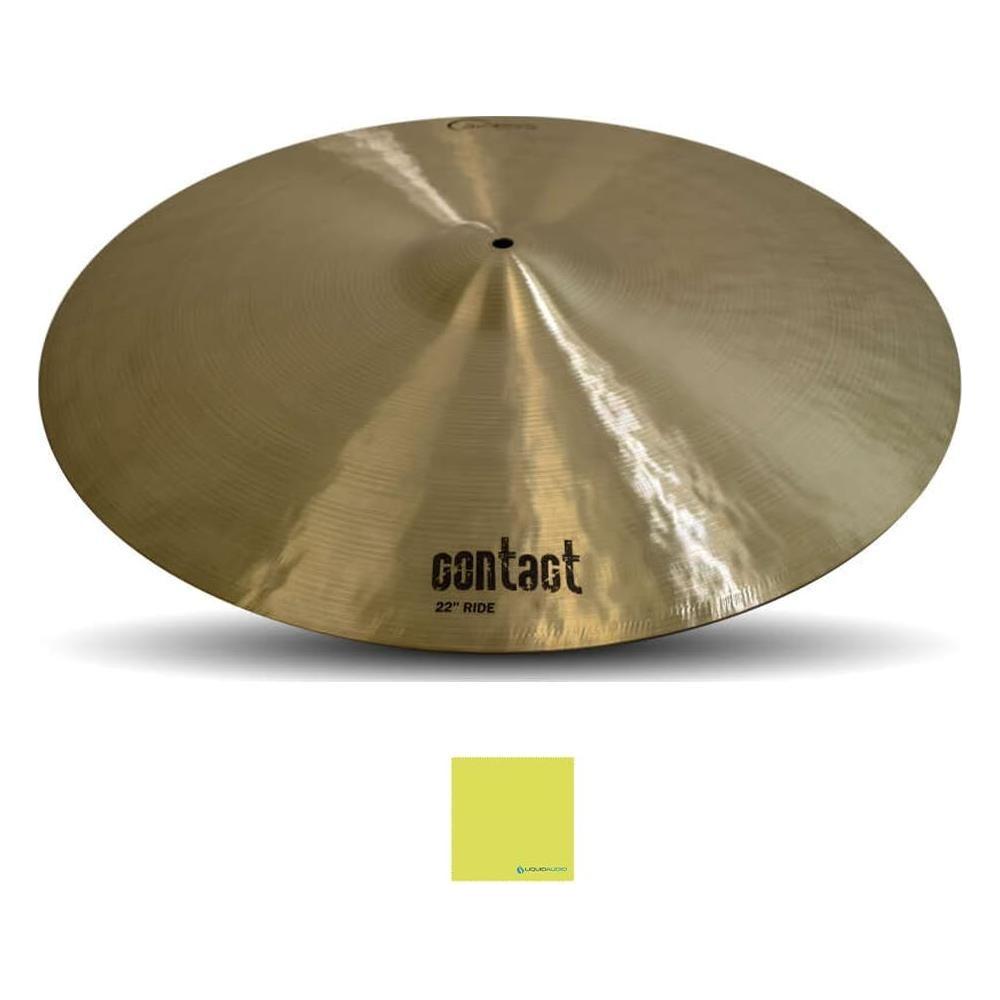 Dream Cymbals and Gongs C-RI22 Contact Ride 22" Cymbal Bundle w/Liquid Audio Polishing Cloth