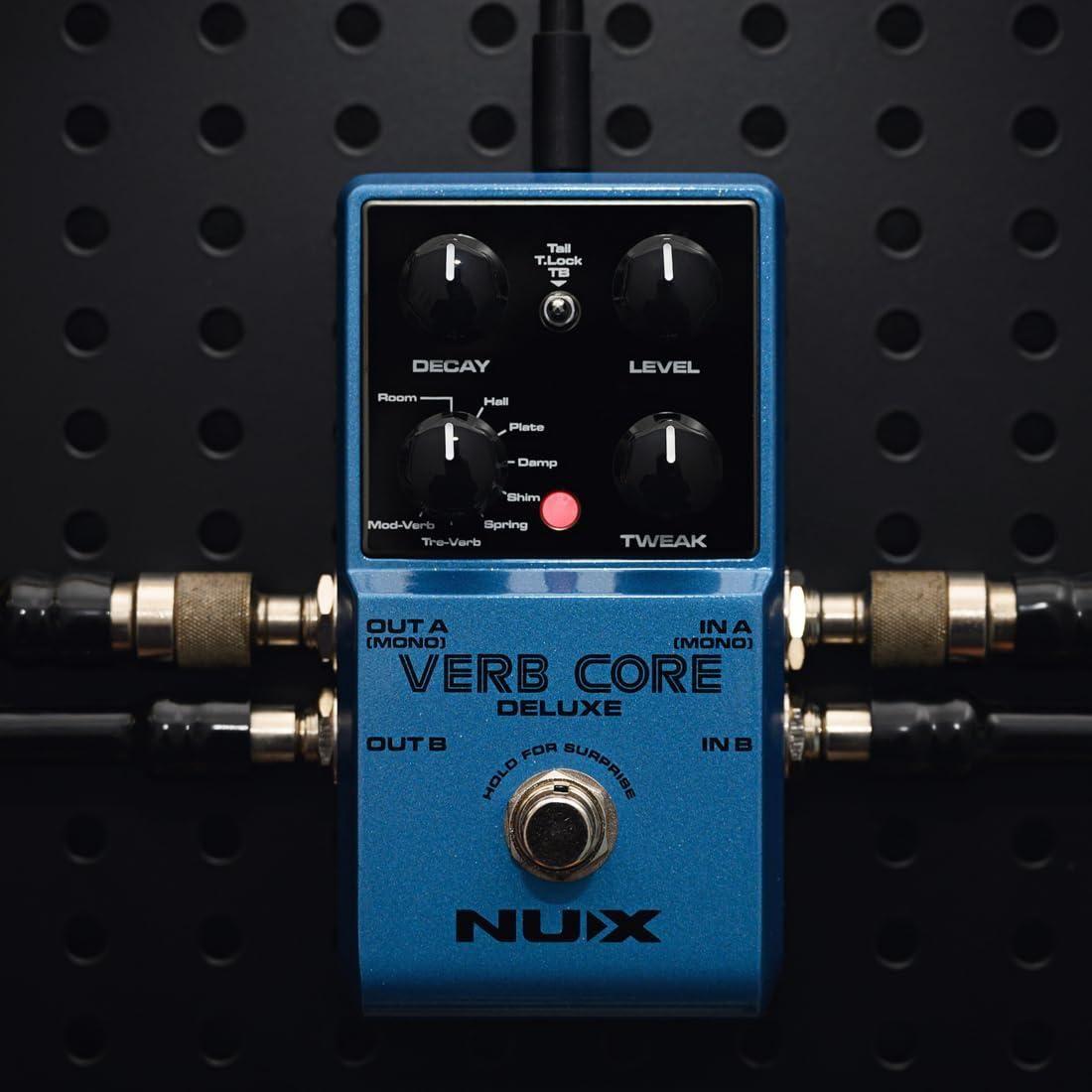 NUX Verb Core Deluxe Reverb Pedal, 8 Reverb Types in a Compact Enclosure