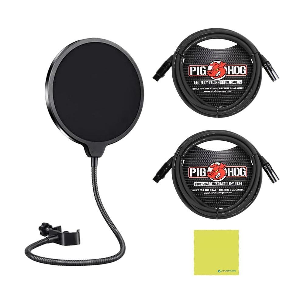 PreSonus® AudioBox USB® 96 Studio Ultimate Bundle - 25th Anniversary Edition Bundle w/ 2x Pig Hog Mic Cable, Pop Filter and Liquid Audio Polishing Cloth