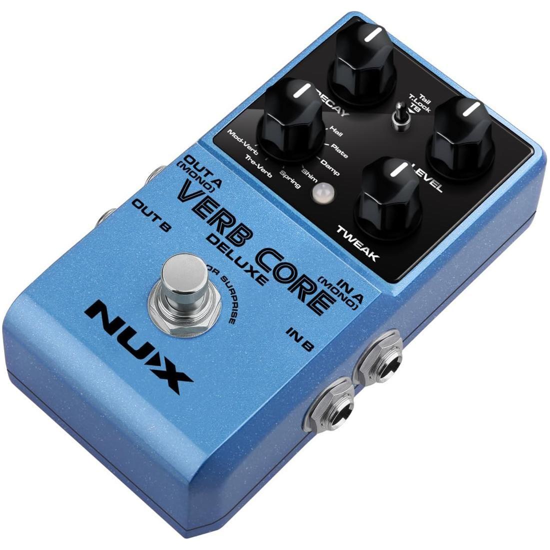 NUX Verb Core Deluxe Reverb Pedal, 8 Reverb Types in a Compact Enclosure