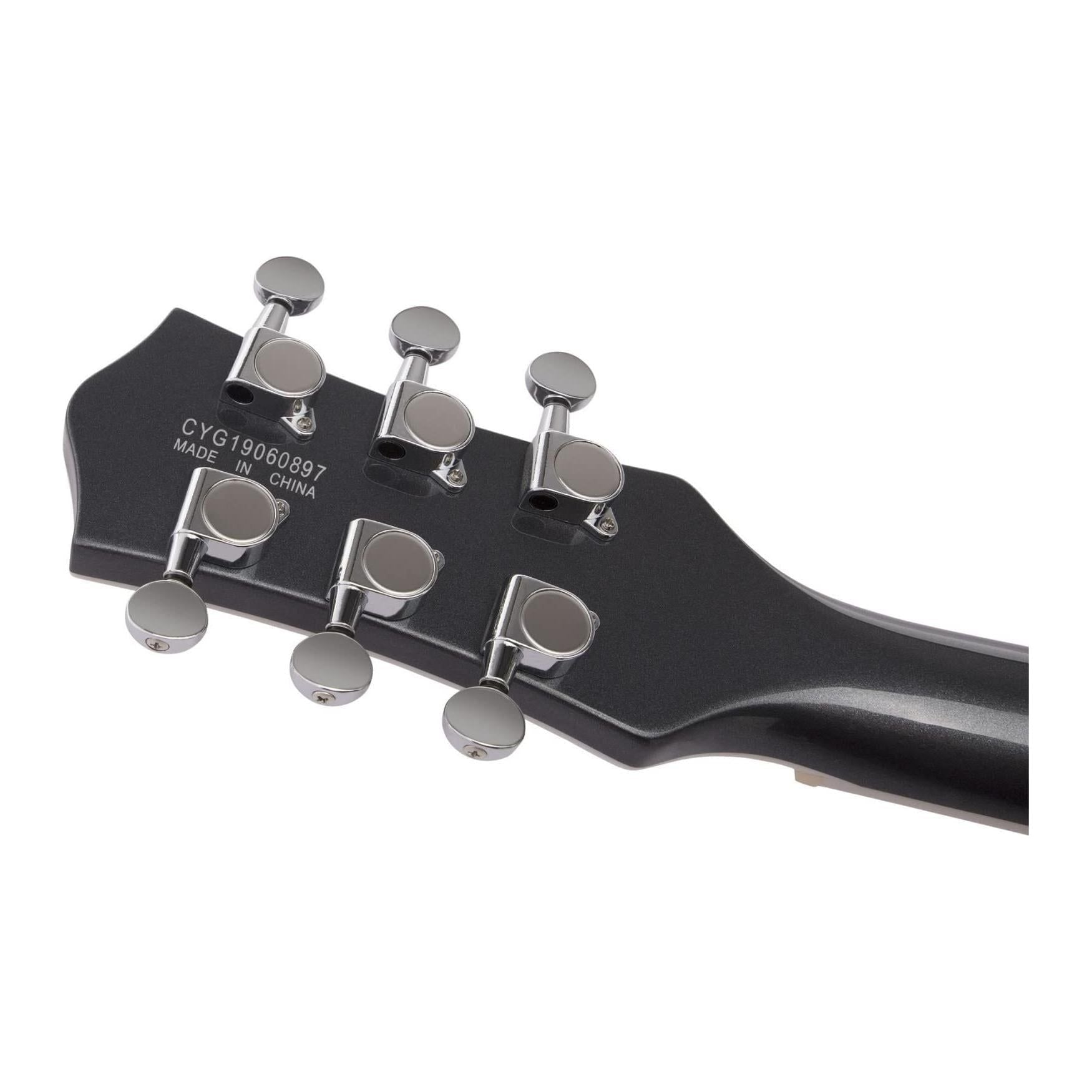 Gretsch G5260T Electromatic Jet Baritone Solid Body 6-String Electric Guitar with V-Stoptail, 12-Inch Laurel Fingerboard, and Bolt-On Maple Neck (Right-Handed, London Grey)